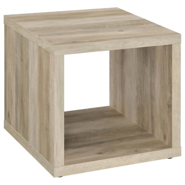 Frisco 2-piece Coffee and End Table Set Distressed Pine