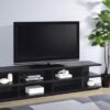 Cartmill 78-inch 2-tier TV Stand Media Console Black