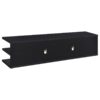 Cartmill 78-inch 2-tier TV Stand Media Console Black