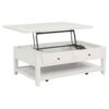 Payne 48-inch Mobile Lift Top Coffee Table Distressed White