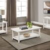 Payne 3-piece Coffee and End Table Set Distressed White