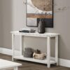 Payne Wood Entryway Sofa Console Table White