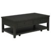 Payne 48-inch Mobile Lift Top Coffee Table Distressed Java