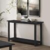 Payne Wood Entryway Sofa Console Table Java