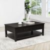 Concord 2-drawer Rectangular Coffee Table Distressed Java