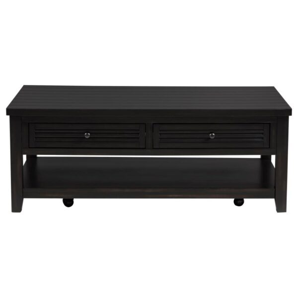 Concord 2-drawer Rectangular Coffee Table Distressed Java