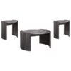 Gladstone 3-piece Coffee and End Table Set Distressed Grey