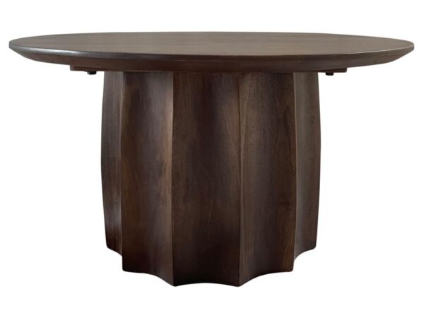 Cayenne Solid Mango Wood Cocktail Coffee Table Walnut