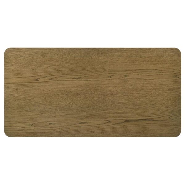 Castlewood Engineered Wood Cocktail Coffee Table Brown Oak