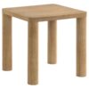 Castlewood Engineered Wood Accent Side End Table Washed Oak