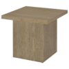 Devar Square Engineered Wood Side End Table Latte