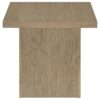 Devar Square Engineered Wood Side End Table Latte