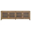 Brenham 79-inch 4-door TV Stand Media Console Washed Oak