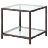 Trini 3-piece Coffee and End Table Set Black Nickel