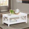 Skyview 44-inch Rectangular Lift Top Coffee Table White
