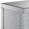 Gillian Rectangular Mirrored Acrylic Side End Table Silver