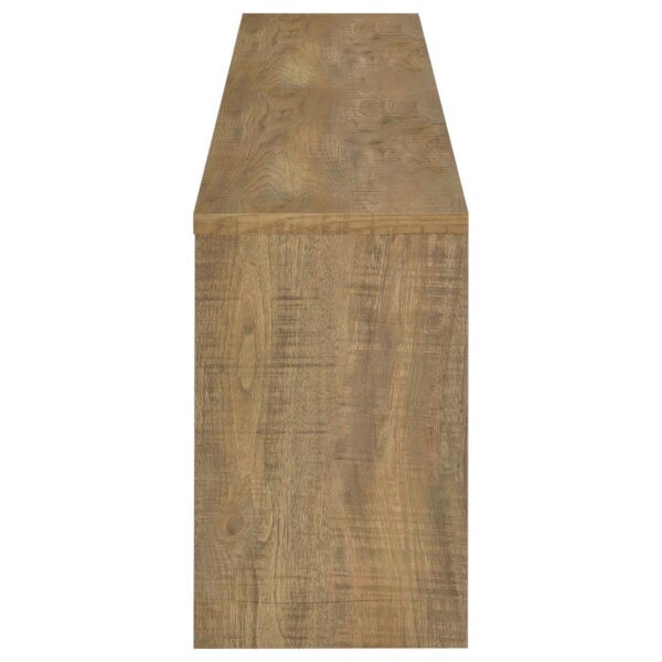 Eddy 79-inch 2-door TV Stand Fireplace Media Console Mango