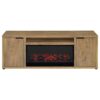 Fuller 60-inch 2-door TV Stand Fireplace Media Console Mango
