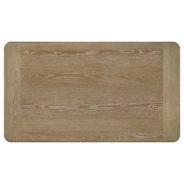 Adina 2-piece Wood Coffee Table Set Distressed Light Brown