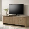 Adina 70-inch TV Stand Media Console Distressed Light Brown