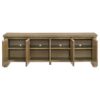 Adina 70-inch TV Stand Media Console Distressed Light Brown