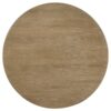 Adina 36-inch Round Wood Coffee Table Distressed Light Brown