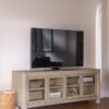 Solano 71-inch 2-door TV Stand Media Console Weathered Mango