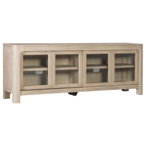 Solano 71-inch 2-door TV Stand Media Console Weathered Mango