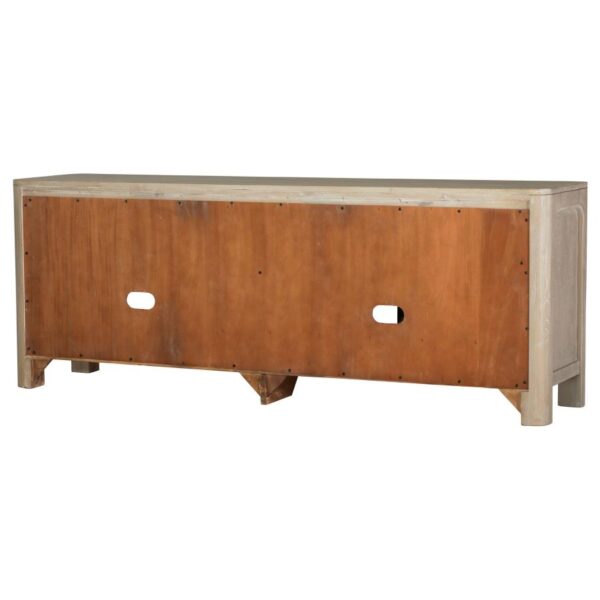 Solano 71-inch 2-door TV Stand Media Console Weathered Mango