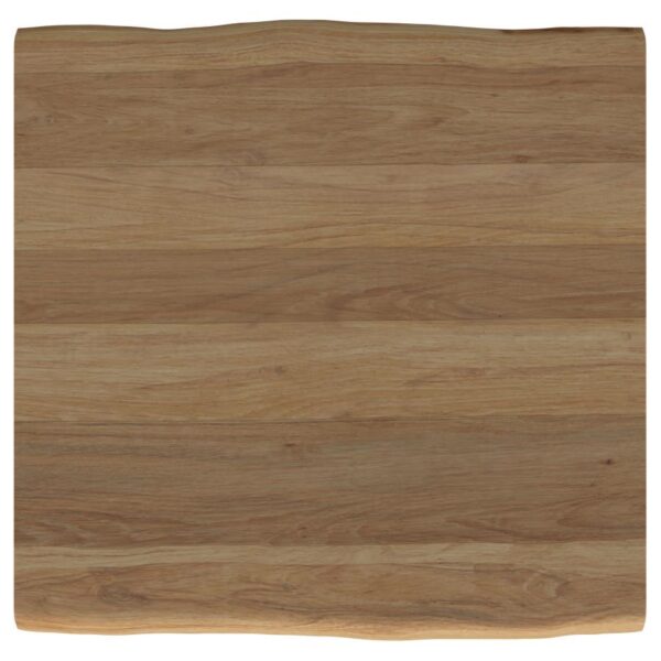 Zander Square Wood Top Coffee Table Natural Brown