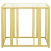 Adri 2-piece Coffee and End Table Set Matte Brass