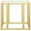 Adri 2-piece Coffee and End Table Set Matte Brass