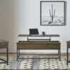 Byers 3-piece Lift Top Coffee and End Table Set Brown Oak