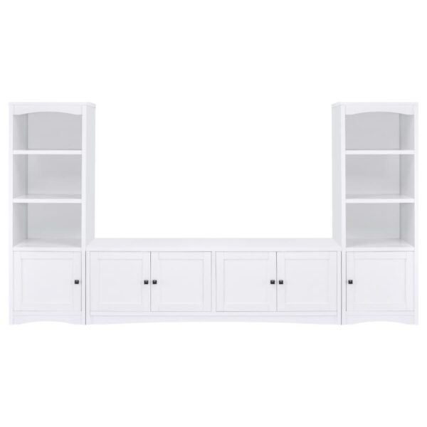 Laughlin 3-piece Entertainment Center TV Stand White