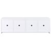 Laughlin 4-door Engineered Wood 78-inch TV Stand White