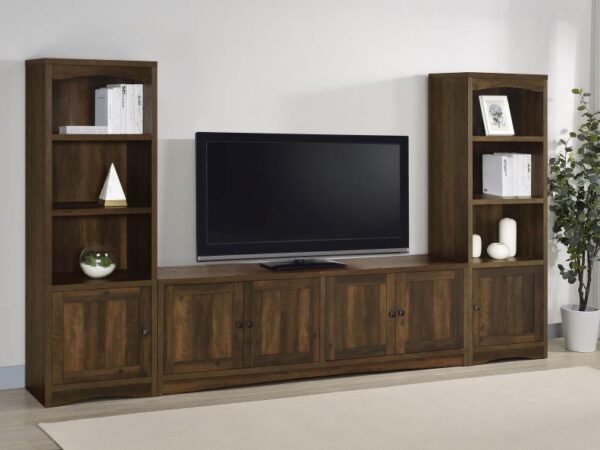 Laughlin 3-piece Entertainment Center TV Stand Dark Pine