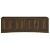 Laughlin 4-door Engineered Wood 78-inch TV Stand Dark Pine