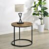 Lainey Round Occasional Side End Table Mango