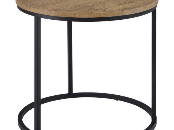 Lainey Round Occasional Side End Table Mango