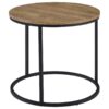 Lainey Round Occasional Side End Table Mango