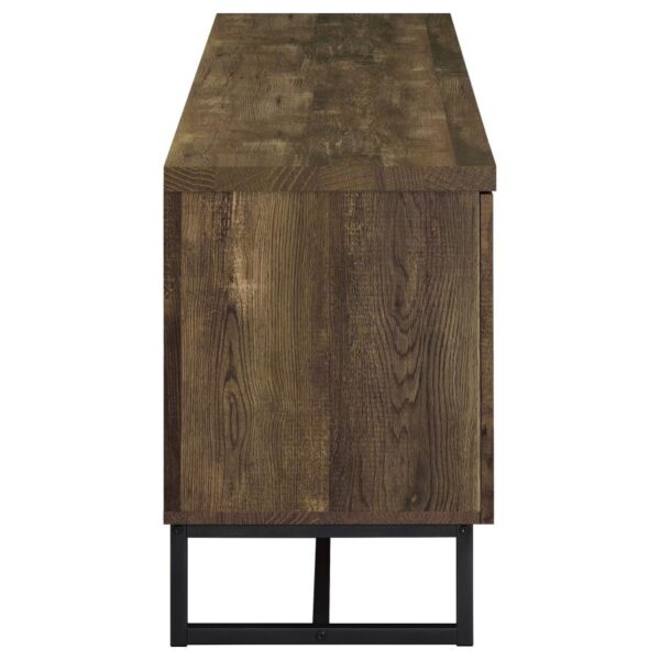 Myles 2-door Engineered Wood 60-inch TV Stand Rustic Oak