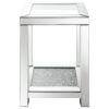 Valentina 3-piece Mirrored Coffee and End Table Set Silver