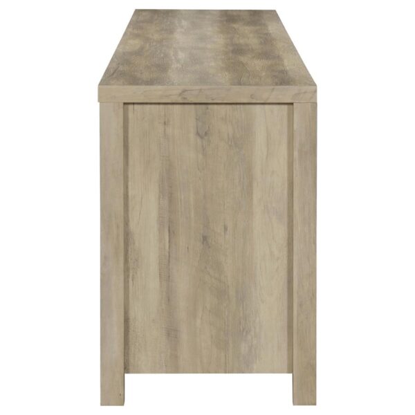 Madra 2-door Engineered Wood 79-inch TV Stand Distressed Pine