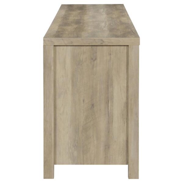 Madra 2-door Engineered Wood 79-inch TV Stand Distressed Pine