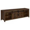 Madra 2-door Engineered Wood 79-inch TV Stand Dark Pine