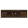Madra 2-door Engineered Wood 79-inch TV Stand Dark Pine