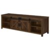 Madra 2-door Engineered Wood 79-inch TV Stand Dark Pine