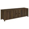 Madra 2-door Engineered Wood 79-inch TV Stand Dark Pine