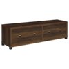 Sachin 4-door Engineered Wood 79-inch TV Stand Dark Pine