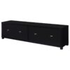 Jupiter 3-piece Entertainment Center 79-inch TV Stand Black